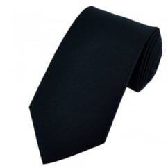Plain Navy Blue Tie