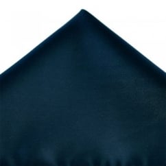 Plain Navy Pocket Square Handkerchief