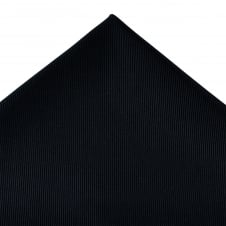 Plain Navy Silk Pocket Square Handkerchief