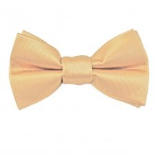 Plain Old Gold Boys Bow Tie