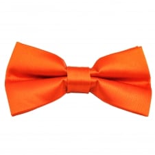 Plain Orange Bow Tie