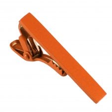 Plain Orange Tie Clip