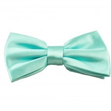 Plain Pastel Spearmint Men's Bow Tie