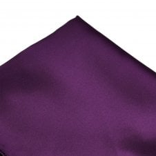 Plain Plum Pocket Square Handkerchief
