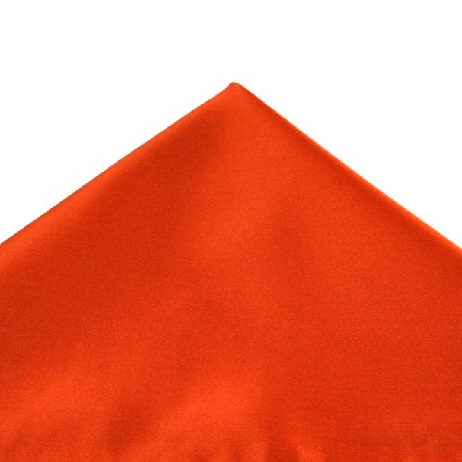 Plain Pumpkin Orange Pocket Square Handkerchief