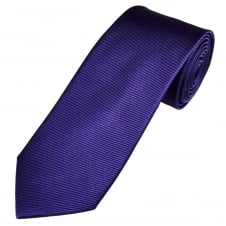 Plain Purple Men's Silk Tie
