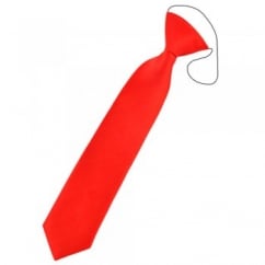 Plain Red Boys Skinny Tie - 6 Months to 4 Years