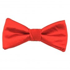 Plain Red Men's Silk Bow Tie