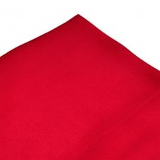 Plain Red Silk Pocket Square