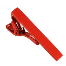 Plain Red Tie Clip