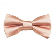 Plain Rose Gold Boys Bow Tie