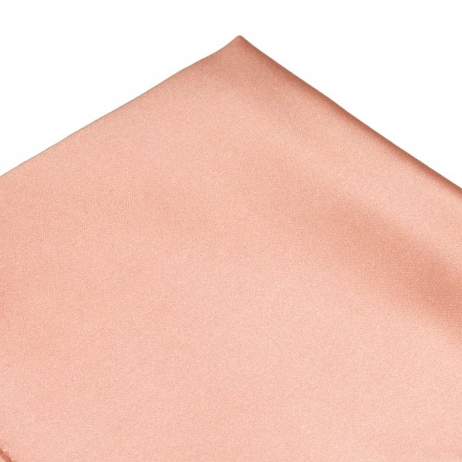 Plain Rose Gold Pocket Square Handkerchief