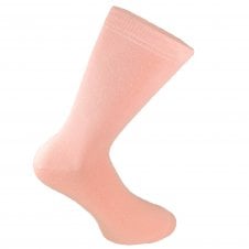 Plain Rose Pink Men's Socks