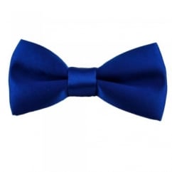 Plain Royal Blue Boys Bow Tie