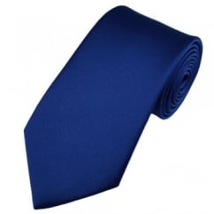 Plain Royal Blue Boys Tie