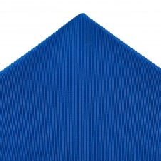Plain Royal Blue Silk Pocket Square Handkerchief