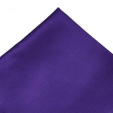 Plain Royal Purple Pocket Square Handkerchief