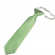 Plain Sage Green Boys Tie - 6 Months to 4 Years