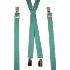 Plain Sage Green Boy's Trouser Braces