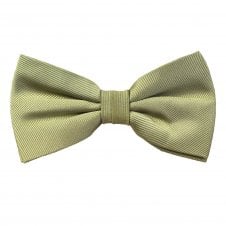 Plain Sage Green Men's Silk Bow Tie by Tresanti