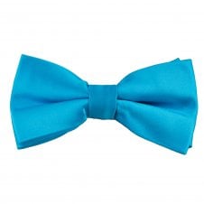 Plain Sapphire Blue Men's Bow Tie