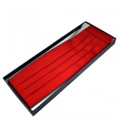 Plain Scarlet Red Satin Cummerbund