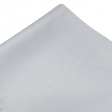 Plain Silver Grey Luxury Silk Pocket Square Handkerchief