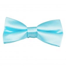 Plain Sky Blue Boys Bow Tie