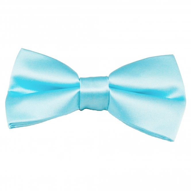 Plain Sky Blue Men's Bow Tie