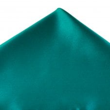 Plain Teal Green Pocket Square Handkerchief