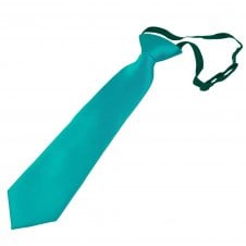 Plain Turquoise Boys Skinny Tie - 6 Months to 4 Years