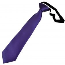 Plain Violet Purple Boys Tie - 6 Months to 4 Years