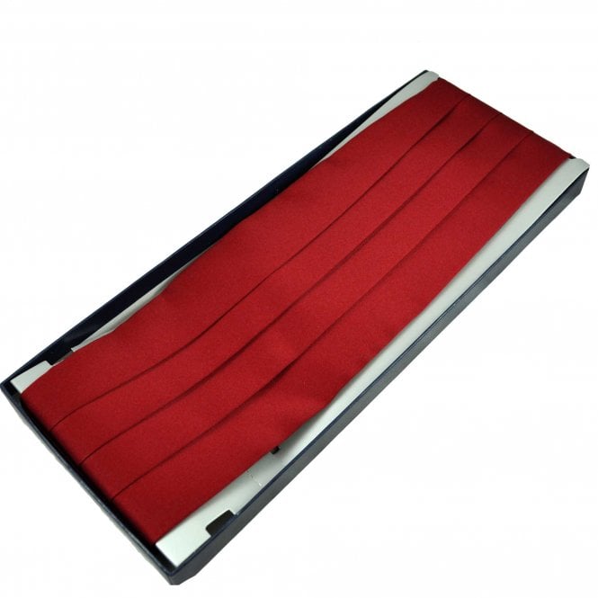 Plain Wine Red Cummerbund