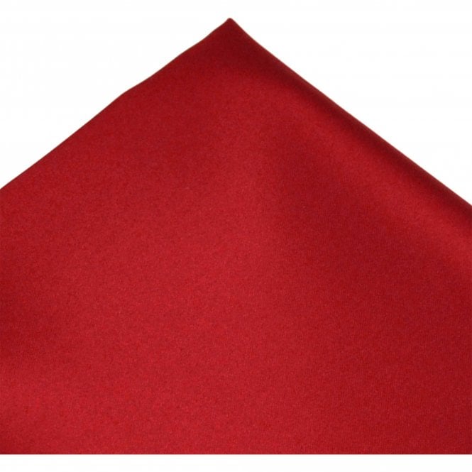 Plain Wine Red Pocket Square Handkerchief