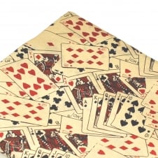 Playing Card Suits Silk Novelty Pocket Square Handkerchief
