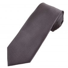 Plum Purple & Lilac Micro Check Pattern Men's Tie