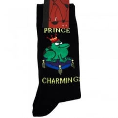Prince Charming Frog Men's Novelty Socks