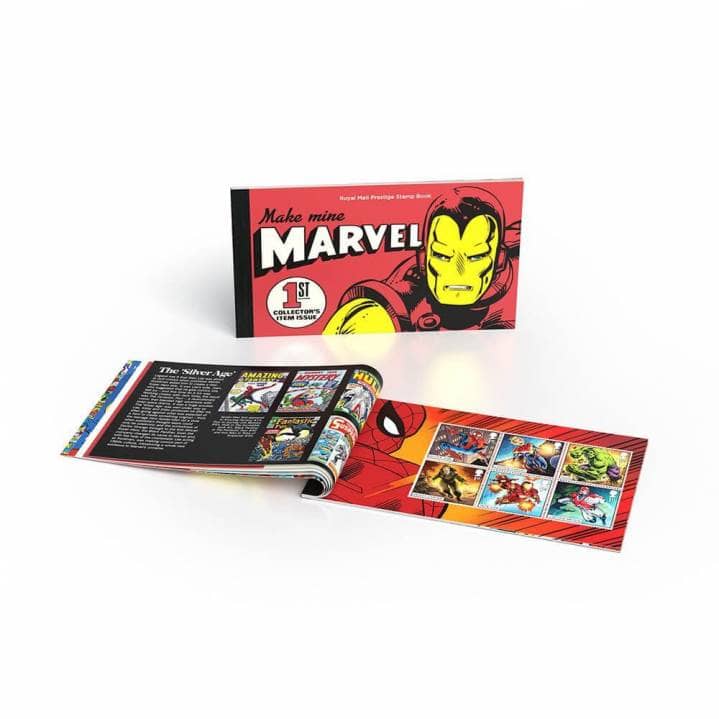 Win a ROYAL MAIL MARVEL Prestige Stamp Book