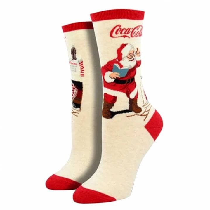 Win a Pair of Coca Cola Santa Claus Christmas Socks!