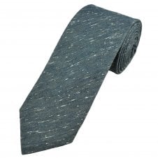Profuomo "Sky Blue" Label Denim Blue Woven Men's Cotton Designer Tie