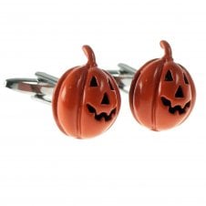 Pumpkin Novelty Halloween Cufflinks
