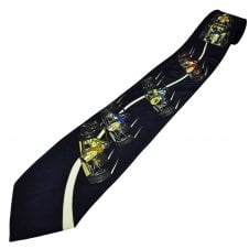Racing Cars on Track Men's Novelty Tie