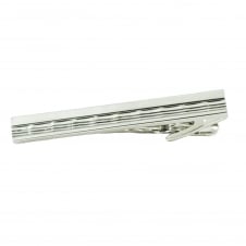 Rectangle Silver Tie Bar