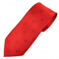 Red Anchor Luxury Novelty Tie