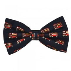 Red Bus Silk Novelty Bow Tie