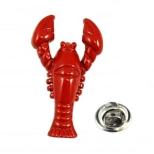 Red Lobster Lapel Pin Badge