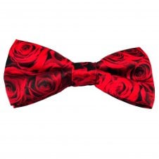 Red Roses Men's Novelty Bow Tie