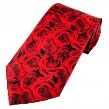 Red Roses Men's Tie