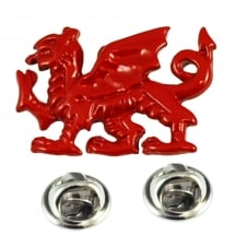 Red Welsh Dragon Wales Lapel Pin Badge