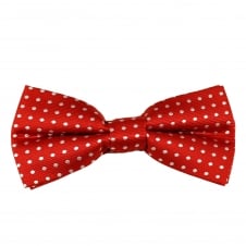 Red & White Polka Dot Boys Bow Tie